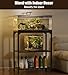 AnBaiMei 20-30 Gallon Aquarium Stand, Fish Tank Stand with Adjustable 3-Tier Storage Shelf, Heavy Duty Reptile Breeder Turtle Tank Terrarium Rack Table for Home Office, 30