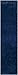 SAFAVIEH Milan Shag Collection Accent Rug - 2' x 4', Navy, Solid Design, Non-Shedding & Easy Care, 2-inch Thick Ideal for High Traffic Areas in Entryway, Living Room, Bedroom (SG180-7070)
