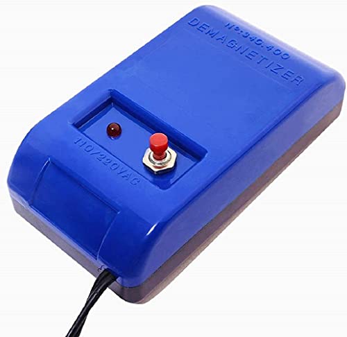 Demagnetizer Watch Repair Screwdriver Tweezers Electrical Demagnetise Degausser Tools US Plug 110V