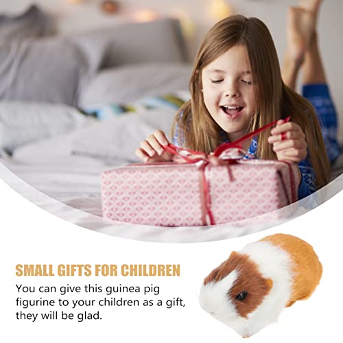 Zerodeko 1Pc Cute Guinea Pig Plush Toy, Guinea Pig Model Realistic Stuffed Animals, Soft Guinea Pig Doll Toys Decor For Boys Girls Kids Themed Party Supplies #TOP7
