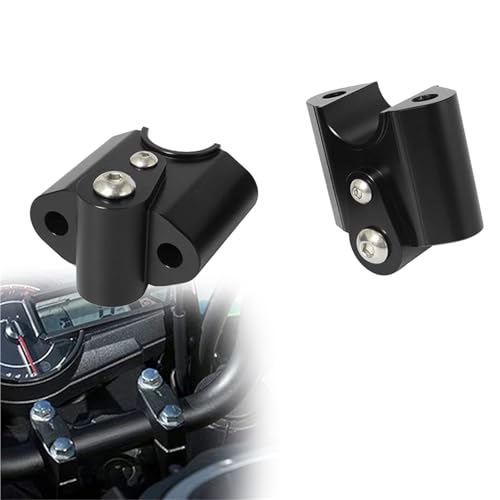 Adaptateurs de rehaussement guidon pour R18 Classic 2020-2021 en aluminium CNC noir et chrome