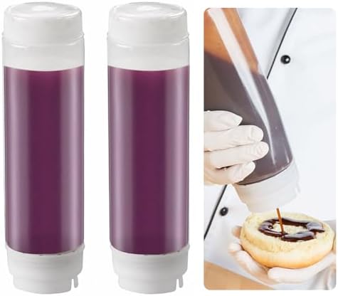 Sabary 6 Botellas Exprimibles De Condimentos De 16 Onzas, Botella De Condimentos De 16 Onzas Botella De Plastico Invertido Para Salsas Con Punta Recargable Dispensador De Valvula Sabary 6 Botellas Exprimibles De Condimentos De 16 Onzas, Botella De Condimentos De 16 Onzas Botella De Plastico Invertido Para Salsas Con Punta Recargable Dispensador De Valvula