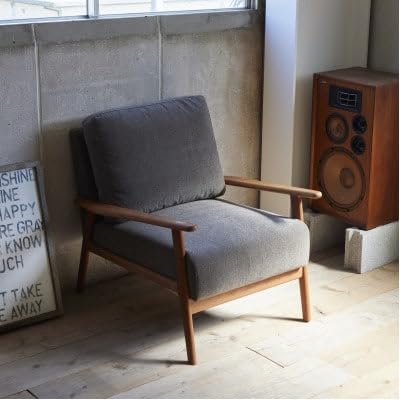 Strand Sofa 1人掛け(ストランドソファ)モケット クリンプアッシュブラウン(SWOF)