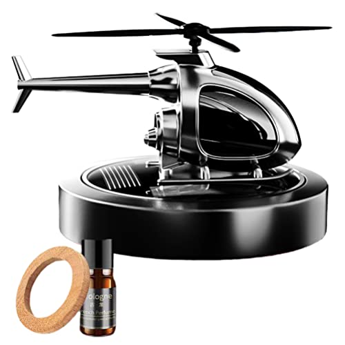 Ambientadores de Coche, difusor de Fragancia para helicópteros con energía Solar, difusor de aromaterapia Giratorio de energía Solar, difusor de aceites Esenciales para Coche Cover