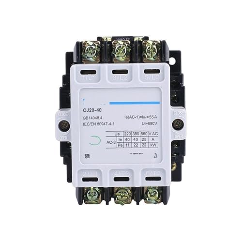Contactor CA CJ20-40 24V para control de circuitos de automatización industrial