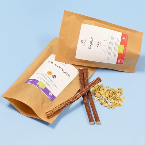 BIO Lakritz Süssholzwurzeln 80g - Chabiothé - 10 Stangen mindestens