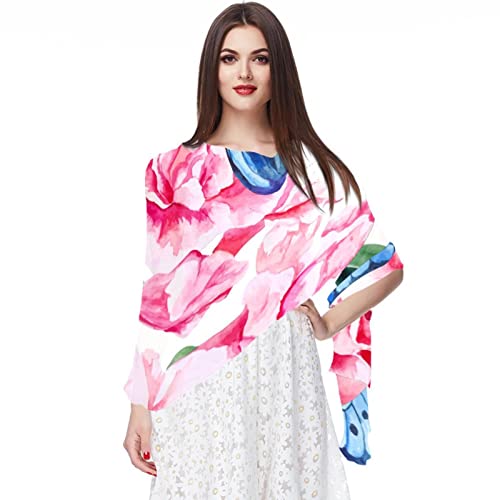 Foulard en mousseline de soie léger pour la plage et l'été