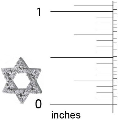 Miniatura 4 de Traditional Magen Judaica Hanukkah Star of David Necklace Cleat Black Blue CZ, 14K Gold Plated .925 Silver Pendant for Women & Teens