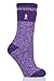 Heat Holders Women's Snowdrop ORIGINAL Block Twist Socks | Warm + Soft, Hiking, Cabin, Hunting, Outdoor, Cozy Socks