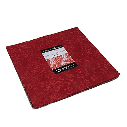 Fire & Ice Batiks Layer Cake 42 10-inch Squares Moda Fabrics 4350LC