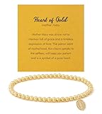 Religious Gifts for Women, Golden Virgin Mary Bracelet for Women (Mother Mary)