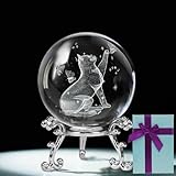 🐈Le meilleur cadeau : Les ornements de chats en cristal sont idéaux comme beau cadeau pour les femmes amoureuses des chats. Il est livré dans une jolie boîte cadeau avec un ruban, ne nécessitant aucun emballage supplémentaire. C'est le cadeau parfait pour vos proches, votre famille, vos amis et vos collègues pour Noël, les anniversaires de mariage et d'autres occasions spéciales.