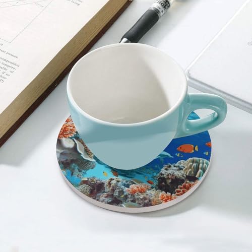Dessous de verre absorbant céramique contre les taches d'eau
