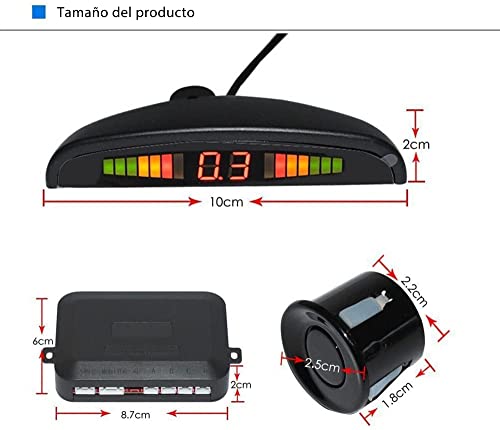 La Mejor comparativa de Sensores de reversa para autos para comprar hoy. 2 Imagen adicional