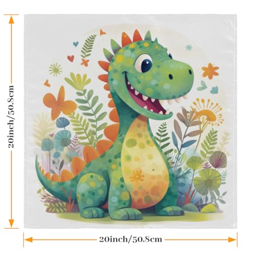 Servilletas de tela cuadradas multicolor 50.5x50.5 cm pack 6 miniatura 2