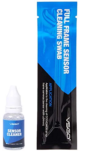 VSGO DDR24 DSLR or SLR Camera Full-Frame Sensor Cleaning Kit (12 X Full Frame Sensor Cleaning Swabs + 15ml Sensor Cleaner)