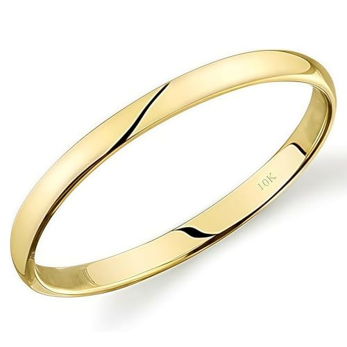 Image of 10k Light Comfort Fit Wedding Band