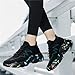 Cmadolrs Men's Fashion Sneakers Women's Breathable Athletic Gym Cushion Running Casual Sports Walking Shoes Black/Green