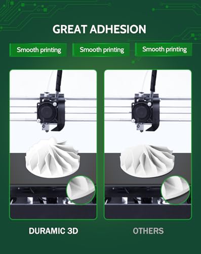 Image of DURAMIC 3D PLA Filament Basic for 3D Printer Neatly Wound Easy Printing | 3D Printing Filament 1.75mm, Dimensional Accuracy + /- 0.02 mm, Fit Most FDM 3D Printers 1KG PLA Seashell White