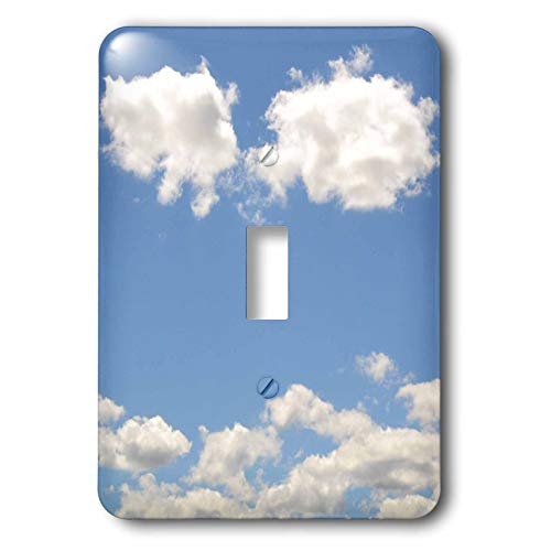 Interrupteur à bascule motif nuages et ciel multicolore 3dRose lsp_27545_1