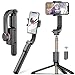 Produktbild Gimbal Stabilisator, Anti-Shake Stabilizer 360° Panorama, erweiterbarer Bluetooth Selfie Stick/Stativ mit Fernbedienung, Faltbar Uns Kabelloser Monopod für Smartphone