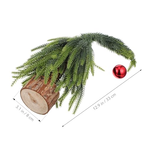 Árboles de Navidad pequeños de madera para espacios pequeños sin desorden 3