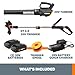 Worx 20V String Trimmer Cordless & Edger 3.0 + Leaf Blower Cordless with Battery and Charger Turbine, Black and Orange
