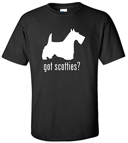 Gildan got scotties? Scottish Terrier T-Shirt Black XXX-Large