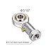 uxcell 4pcs PHSB3 Female Rod End Bearing 3/16 Inch Bore and #10-32 Right Hand Thread, Self-Lubricating Joint Rod Ends, Includes Jam Nuts