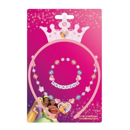 Cerda Bisuteria Pack 3 Pezzi Princess 12.5 X 19.0 X 0.1 Cm