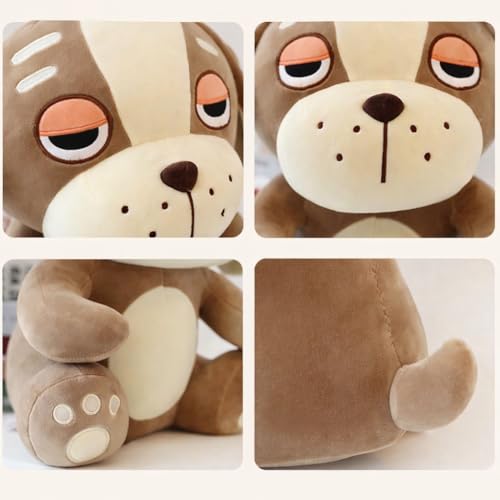 Image of Sleepy Dog Plush Toy - 25 cm Cute Soft Stuffed Puppy | Cuddly Dog Plush Toy for Kids & Adults | Birthday Gift (Random Color)