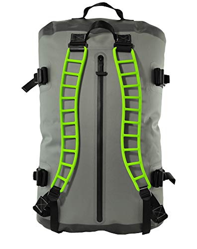 Seattle Sports LocoDry Andalé Roll Duff - 35L Navigator Waterproof Duffel Travel Bag, Gray/Black