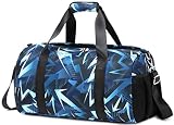 Sporttasche Kinder Junge Kinder ReisetascheTrainingstasche Herren Schwimmtasche mit Nassfach Gym Bag Weekender Bag