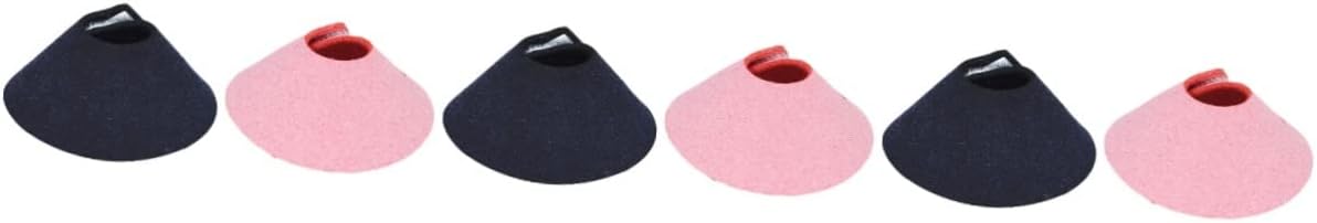 balacoo 6pcs Bird Collar for Parrots Plucking Protective Neckband Soft Bird Recovery Collar Ring