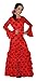 Atosa - Disfraz de flamenca para niña, color rojo, talla M, 5-6 años (111-26531)