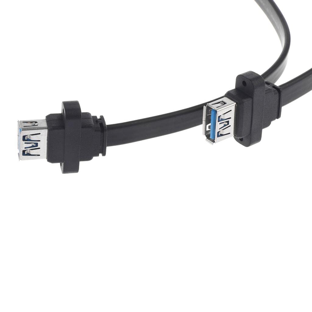 Club Bollywood®USB 3.0 20-Pin Motherboard to 2 Type-A Female Connectors Adapter Y-Cable| Computer Cables & Connectors |• USB Cables, Hubs & Adapters|1 X USB 3.0 2-Port Panel Adapter to 20 Pin Cable-image-29