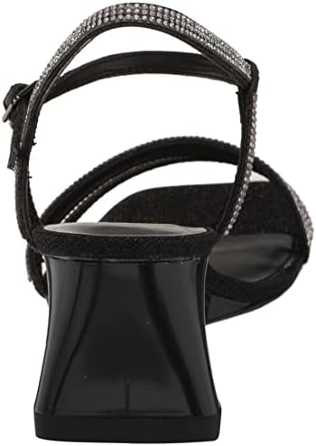 Anne Klein womens Anne Klein Genova Wedge Sandal, Black, 5.5 US | Image 2