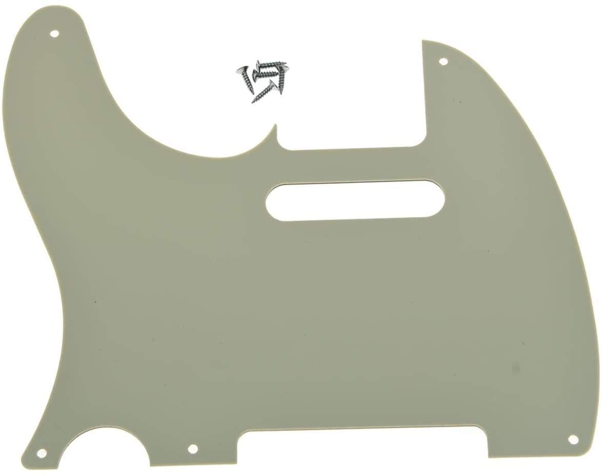 Dopro 5 Hole Vintage Tele Guitar Pickguard Scratch Plate for USA/Mexican FD Telecaster Aged Pearl - Image 2