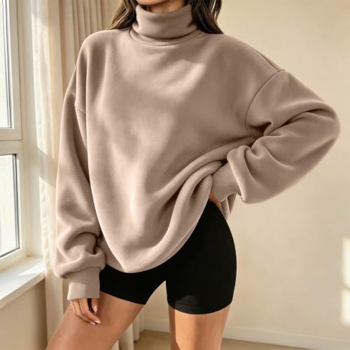 Mock Neck Plus Size Sweatshirts for Women Pullover Pullover Tops Varsity - image 7