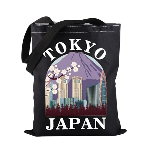 PWHAOO Mountain Tokyo Japan Tote Bag Mountain Lover Gift Tokyo Japan Travel Souvenir Gift (TOKYO JAPAN Mountain TOTE)