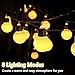 Globe String Lights Battery Operated 11.9Ft Marquee Letter Lights 12 LED Light Bulbs with Timer, Indoor Outdoor G40 String Light for Party Bedroom Marquee Letters Numbers Christmas Camping Decor