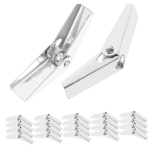 MUCKLILY 24pcs Heavy Duty Drywall Anchors Spring Toggle Bolts Wall Mounting Wing Nut Set for Lamp Frame Curtain Rod