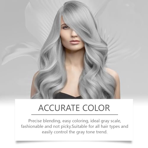 Tinte de Cabello Permanente Plata, 2 piezas miniatura 4