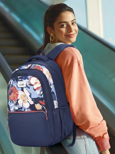 Image of Genie 19 inch Laptop Backpack for Women & Girls | Spacious Office, College & Travel Bag | Water Resistant, Multi-Compartment with Padded Laptop Sleeve