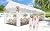 COBIZI 10x30ft Party Tents for Parties Heavy Duty, Wedding Tent, Carport, Carpas para Fiestas with Removable Sidewalls & Built-in Sandbag, UV50+, Waterproof, White