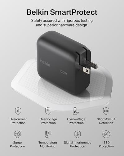 Belkin BoostCharge Pro 100W GaN Charger (1-Port USB-C) — view 5