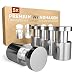 Produktbild GARDELI® Handtuchhaken Edelstahl 5er Set  rostfrei, für Innen und Außen  Garderobenhaken mit unsichtbarer Montage  massiv und im zeitlosen Design (Chrom)