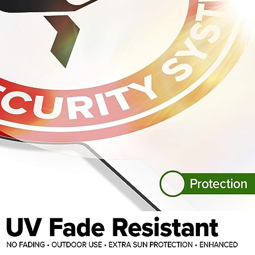 Image of 24 Hour, Video Security System Sign, 11x21, Heavy Duty Integrated Ground Stakes, Indoor /Outdoor Use, Rust Free Aluminum Composite, Made in USA by My Sign center