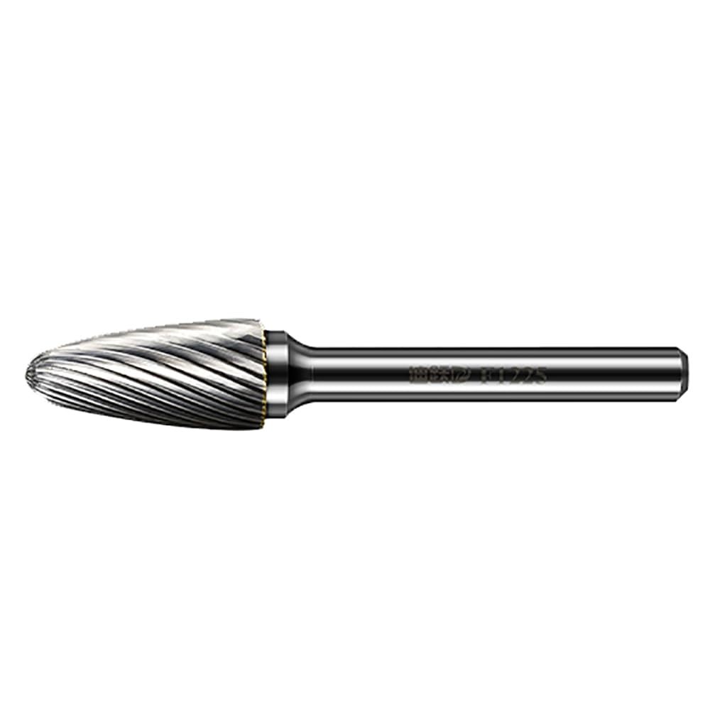 Kit de Lima Rotativa de Carburo Cementado de 8 Uds, Cabezal de Molienda de Acero de Tungsteno de Ranura única, Diámetro de Hoja de 6mm/8mm/10mm (10MM)