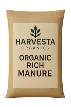Harvesta Organics Nutrient-Rich Compost for Home Garden Improves Plant Health, Water Retention & Soil Quality | Ideal for All Gardening Needs Rich Manure - image, photos